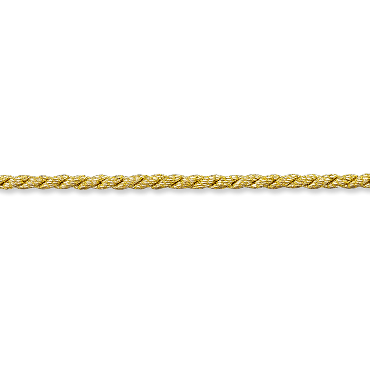 Brocade cord, 2mm, gold