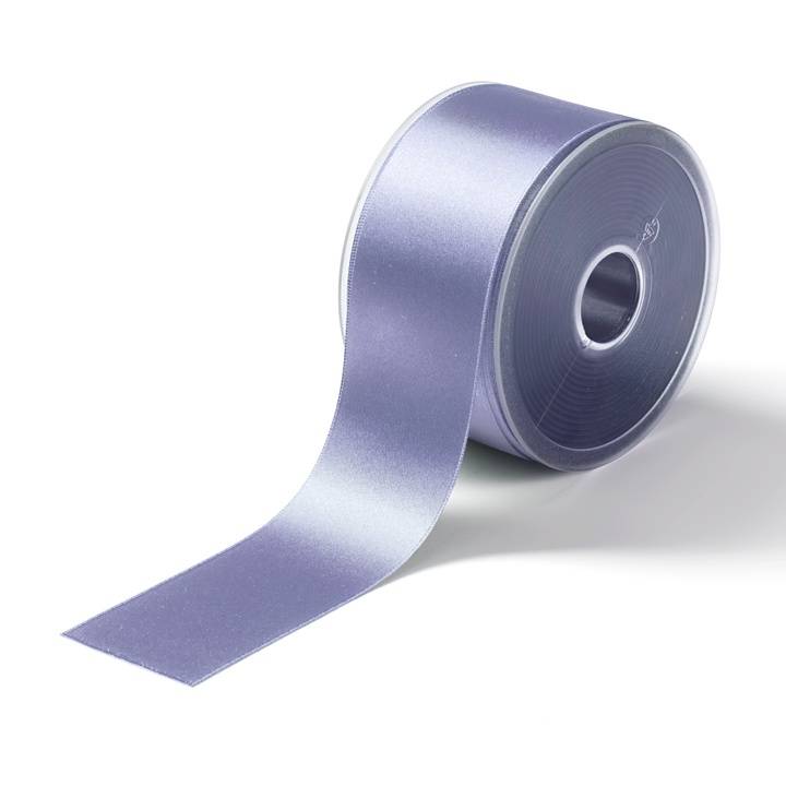 Satin ribbon, 50mm, dark purple