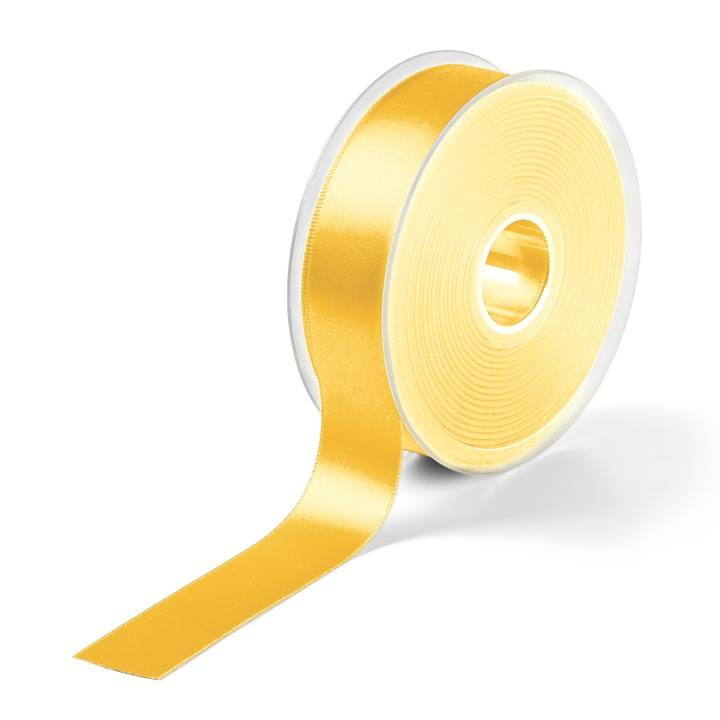 Satin ribbon, 25mm, gold