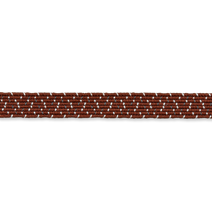 Elastic ribbon,7mm,dark brown