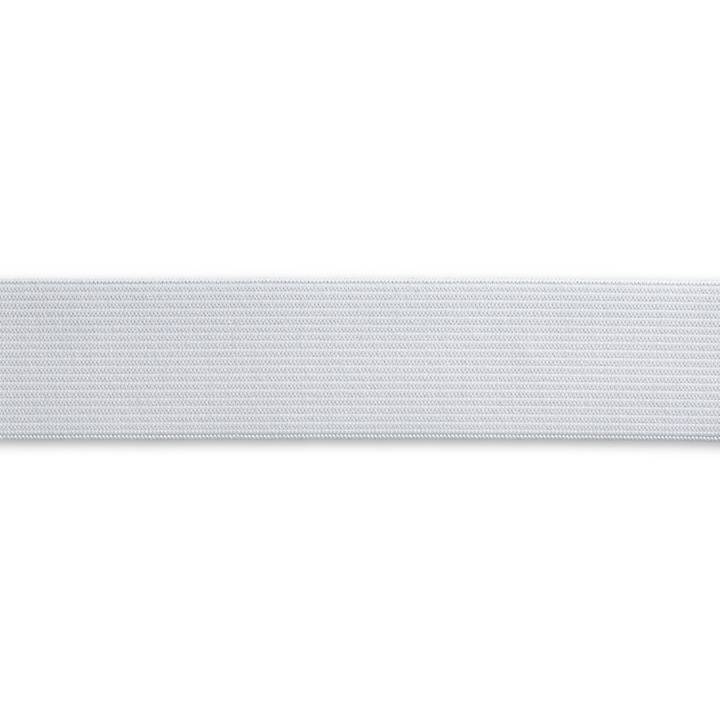 Elastic-Band, weich, 30mm, weiß, 50m