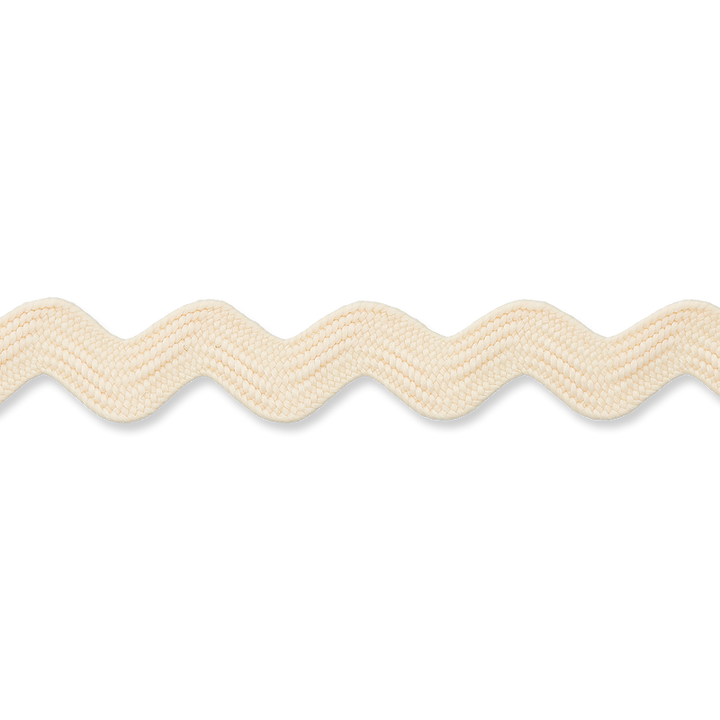 Декоративная тесьма вьюнчик, 6 мм, кремовый цвет