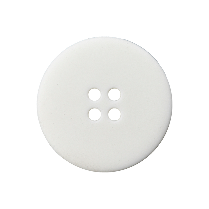 Polyester Four-Hole Button 18mm white