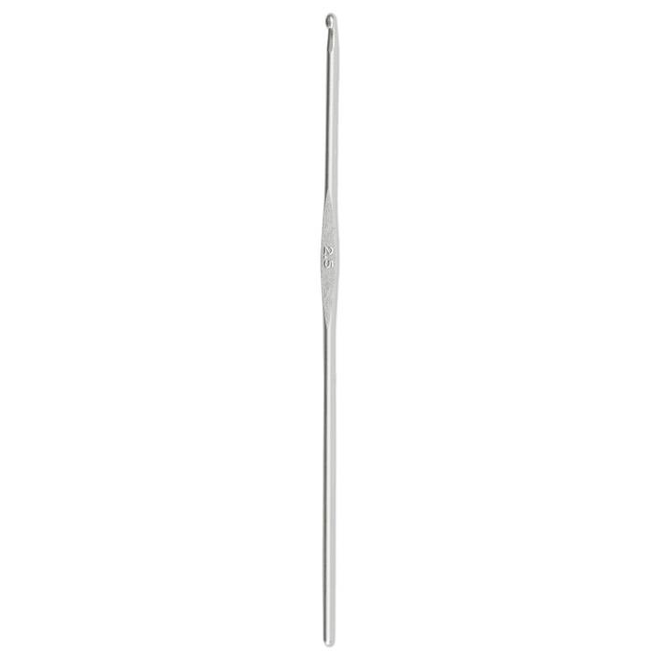 Wool crochet hooks without handle, 14cm, 2.50mm, silver