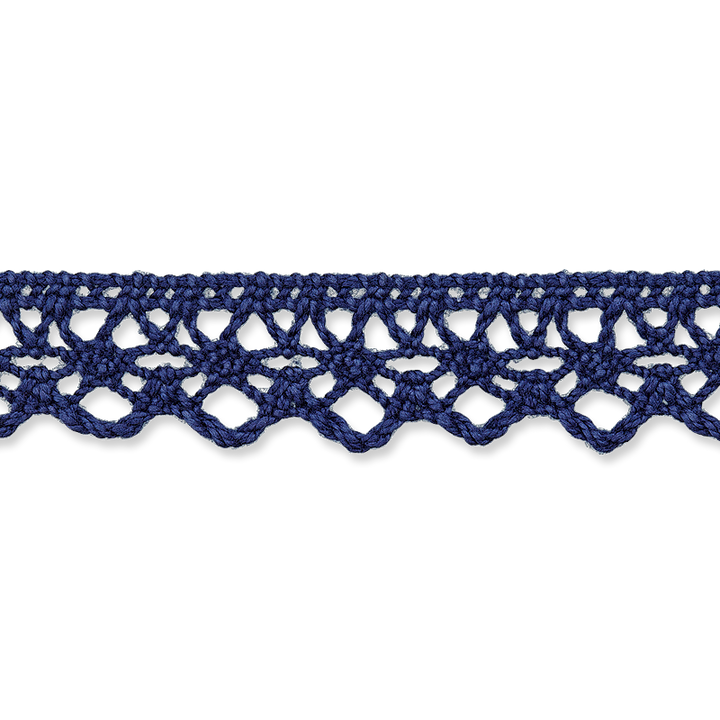 Cluny lace, 13mm, navy