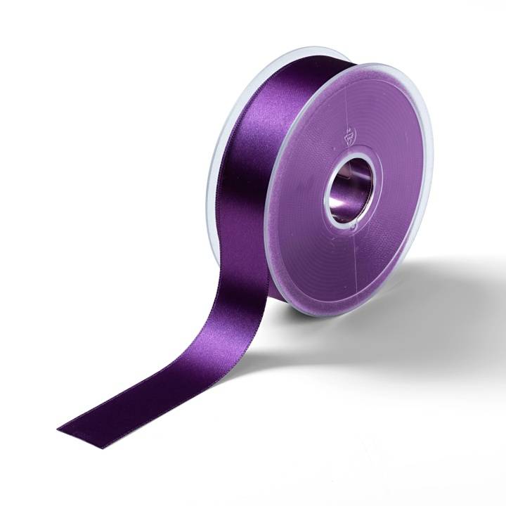 Satinband, 25mm, violett