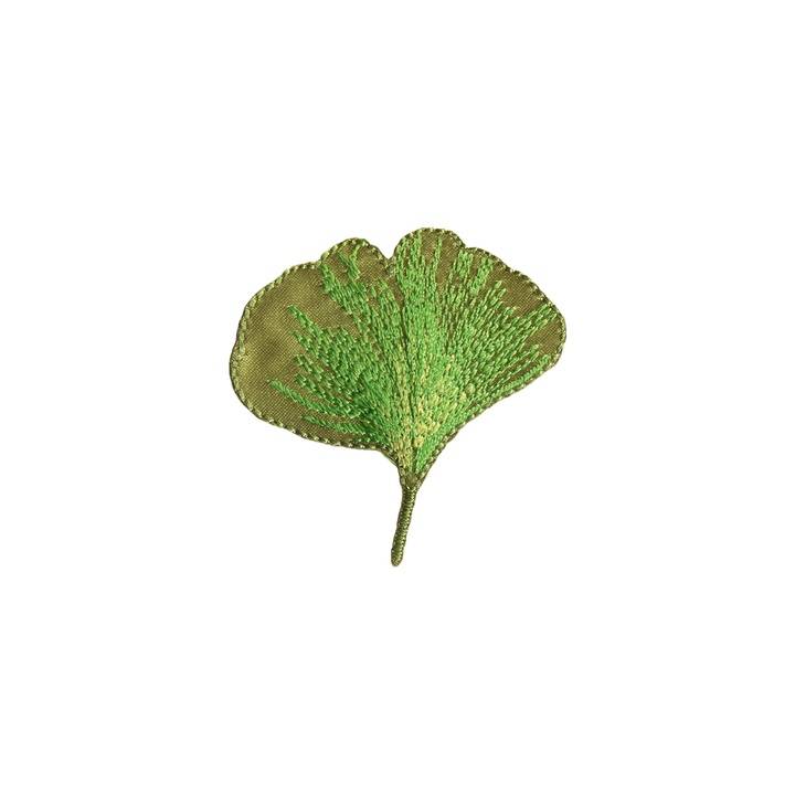 Appliqué Ginkgo, leaf green