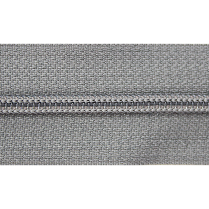 Endless zipper 5mm grey