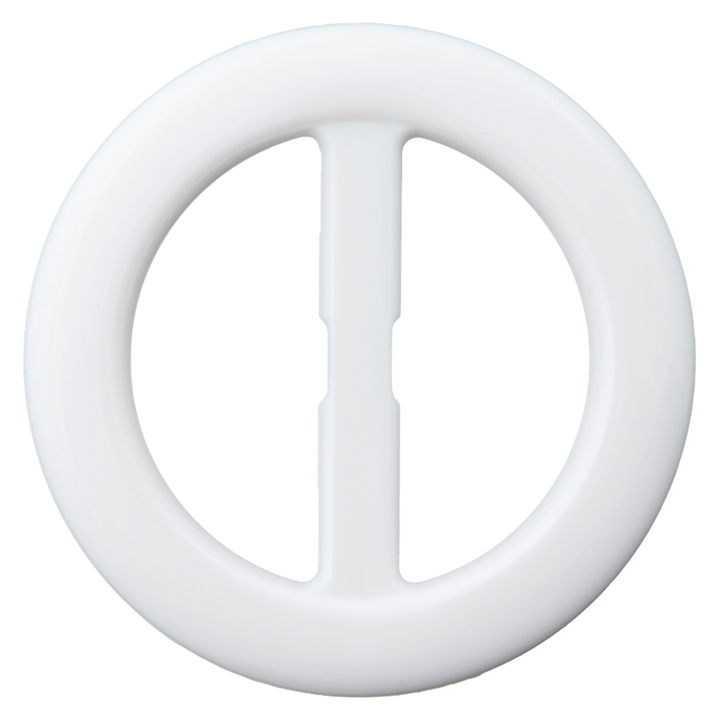 Polyester buckle 45mm white