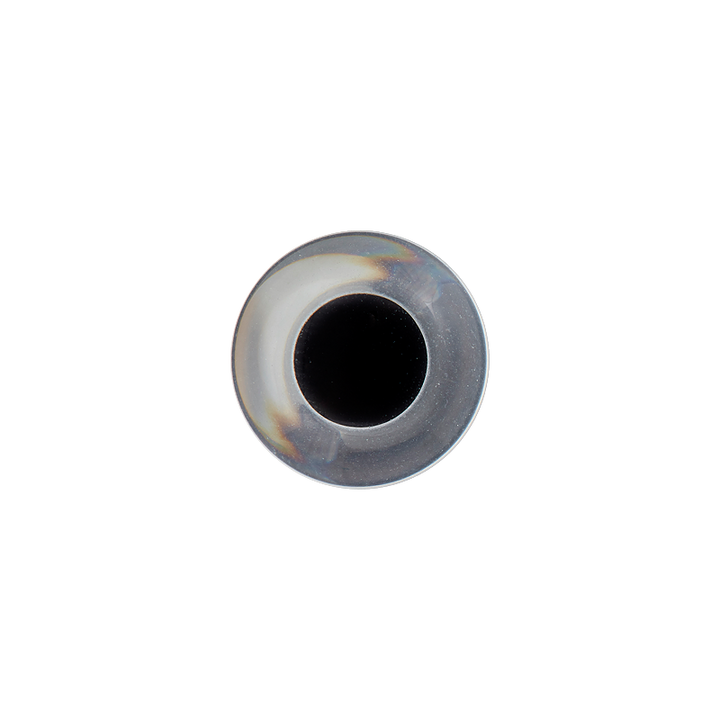 Пуговица «Звериный глаз», из полиэстера, на ножке, 18 мм, прозрачный цвет