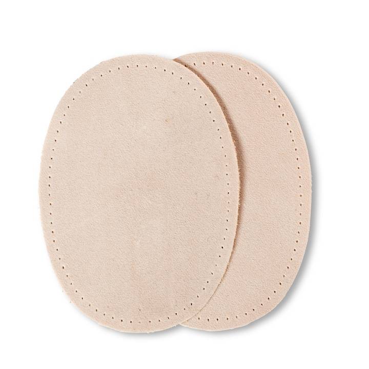 Patches velour imitation leather, iron-on, 10 x 14cm, sand