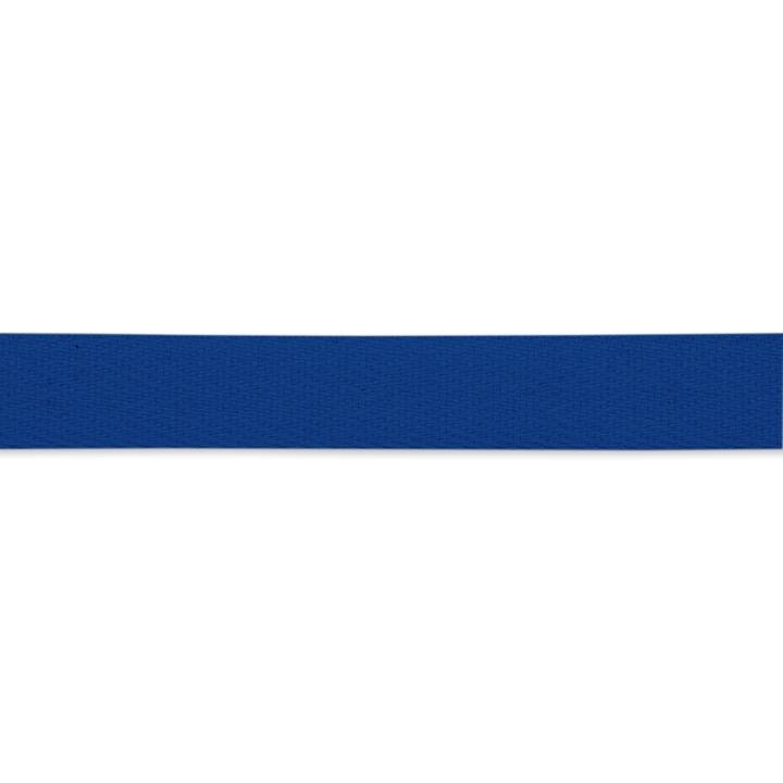 Cotton ribbon, strong, 15mm, blue