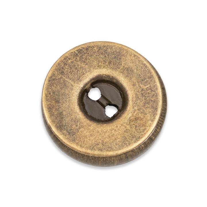 Magnetic sew-on buttons, 19mm, antique brass