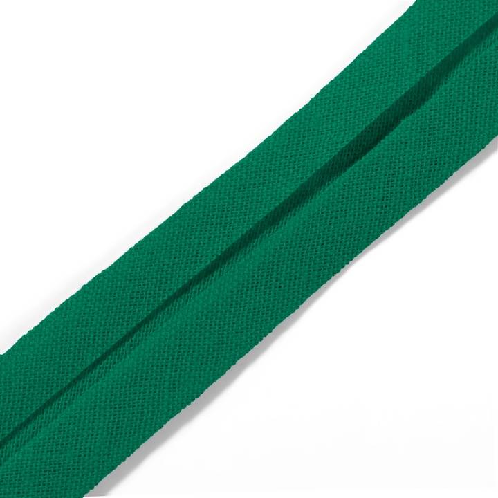 Bias binding, cotton, 40/20mm, green, 30m