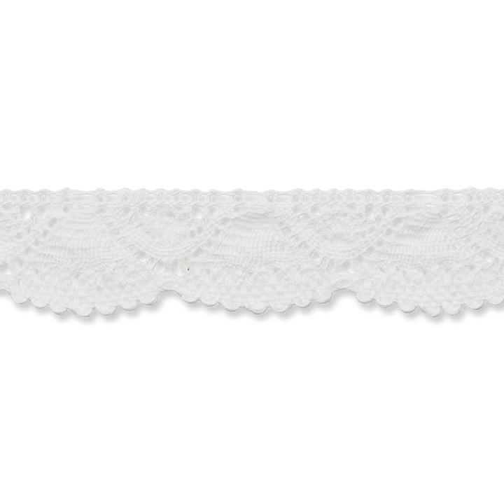 Valencienne Spitze, 12mm, weiß