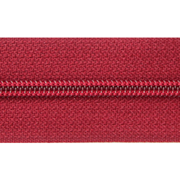 Endless zipper 5mm red