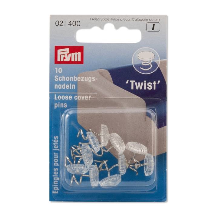 Loose cover pins 'Twist', 10 items