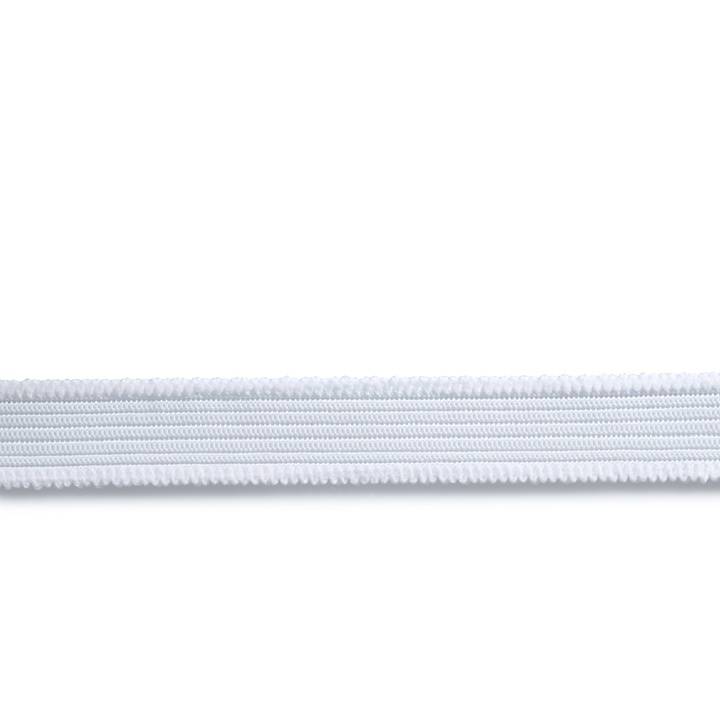 Эластичная лента для трикотажных тканей, 20мм, белая, 1м