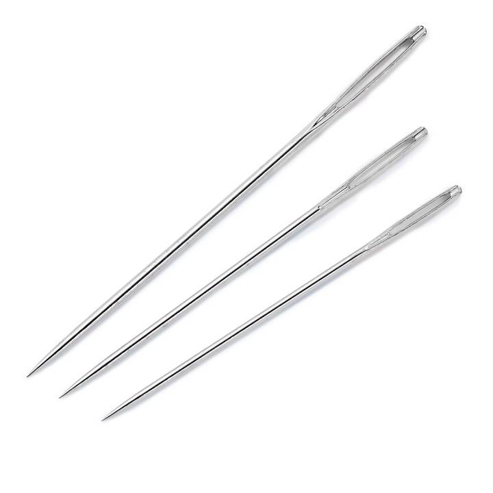 Chenille needles with sharp point, No. 18-22, assorted