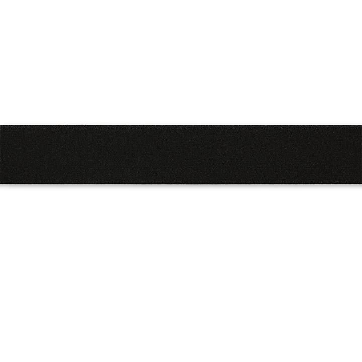 Elastic tape, soft, 35mm, black, 50m