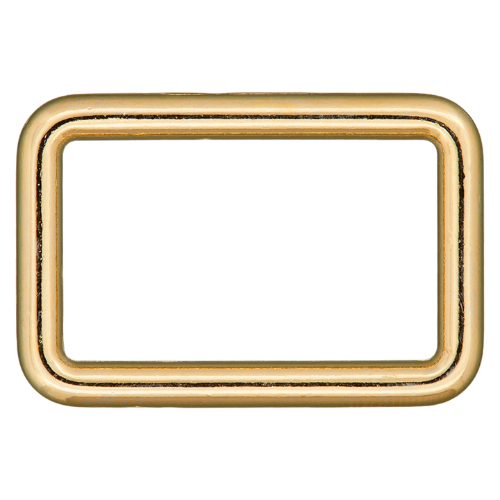Rectangular ring 20mm gold