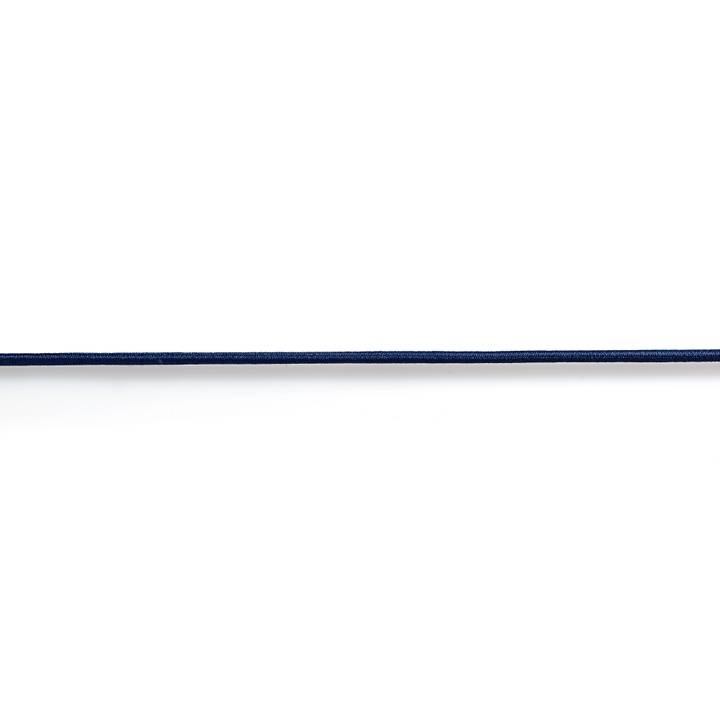Elastic cord, 2.5mm, navy blue, 3m