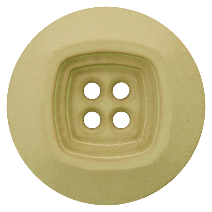 Polyester button 4-holes, 30mm, light olive