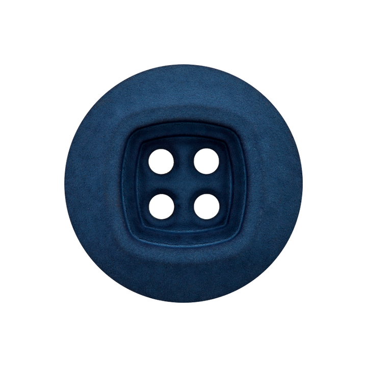 Polyester button 4-holes, 20mm, navy