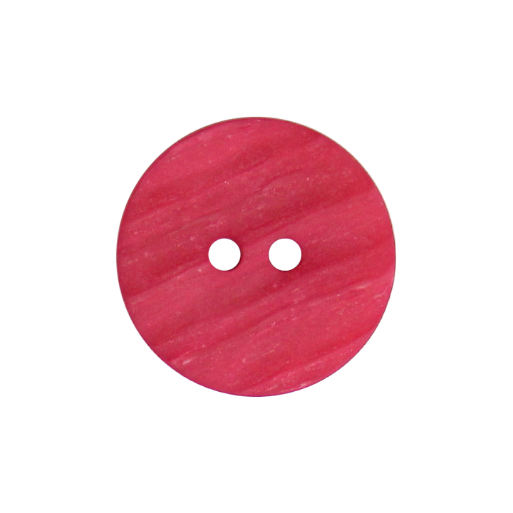 Coat/polyester button 2-holes, 25mm, dark red