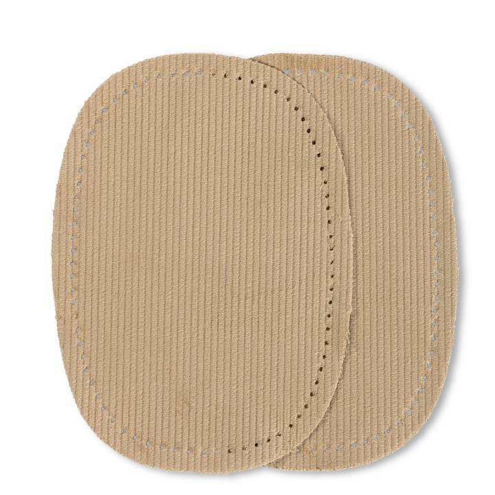 Patches cord, iron-on, 10 x 14cm, beige