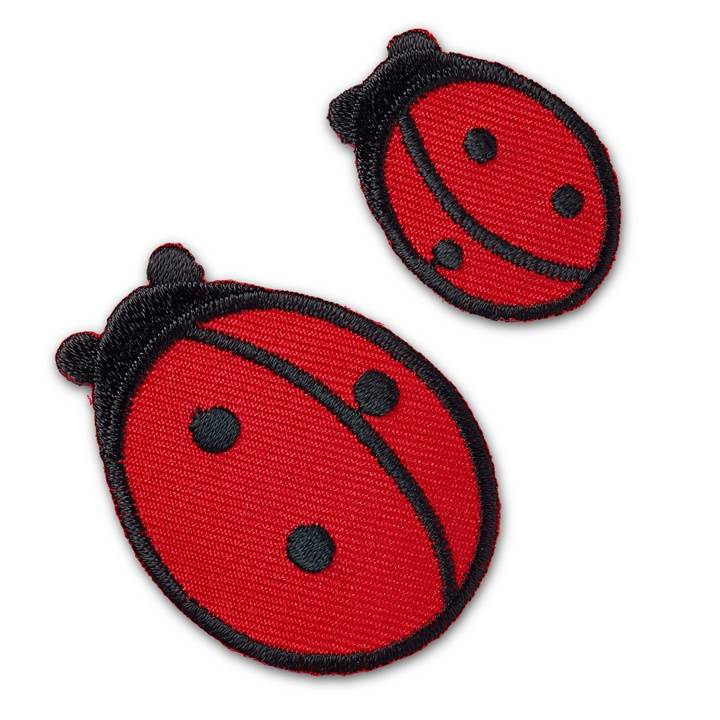 Applique lady birds small and large