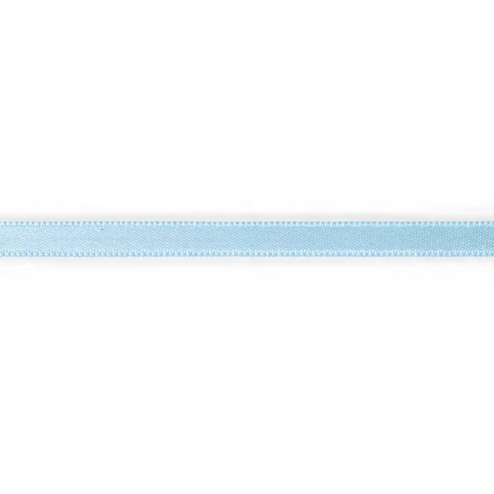 Satin ribbon, 6mm, light blue