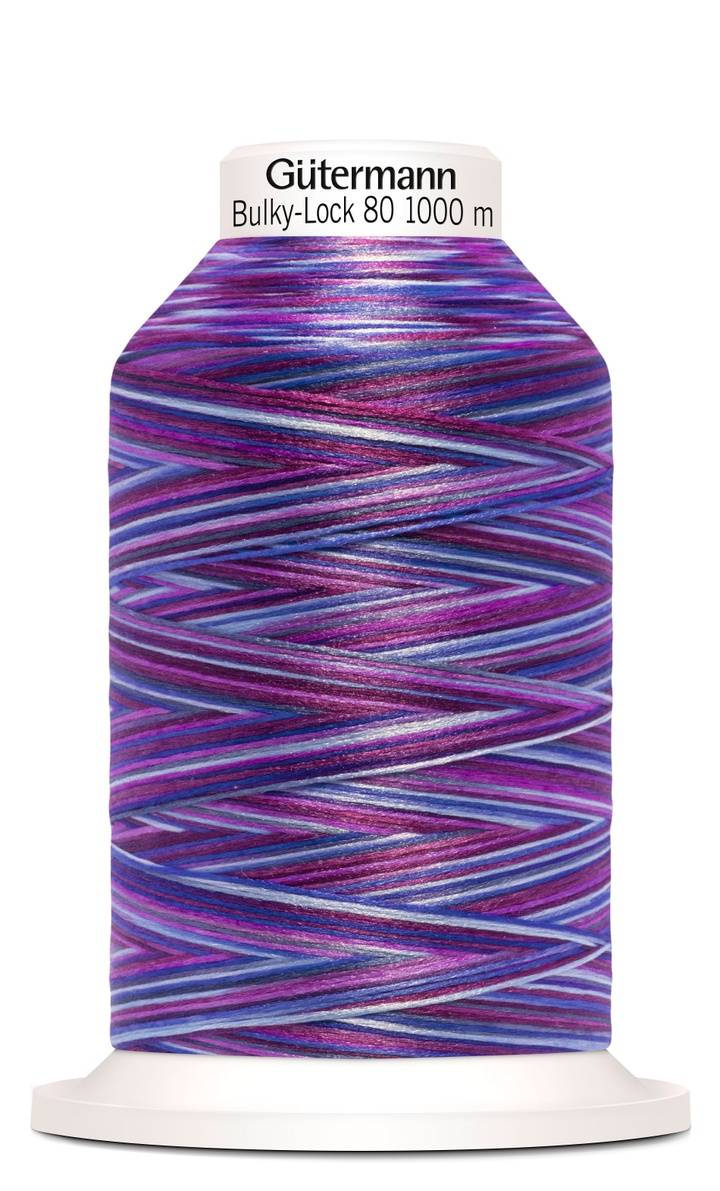 Bulk thread Bulky-Lock 80 Multicolour,  1.000 m, Col. 9944