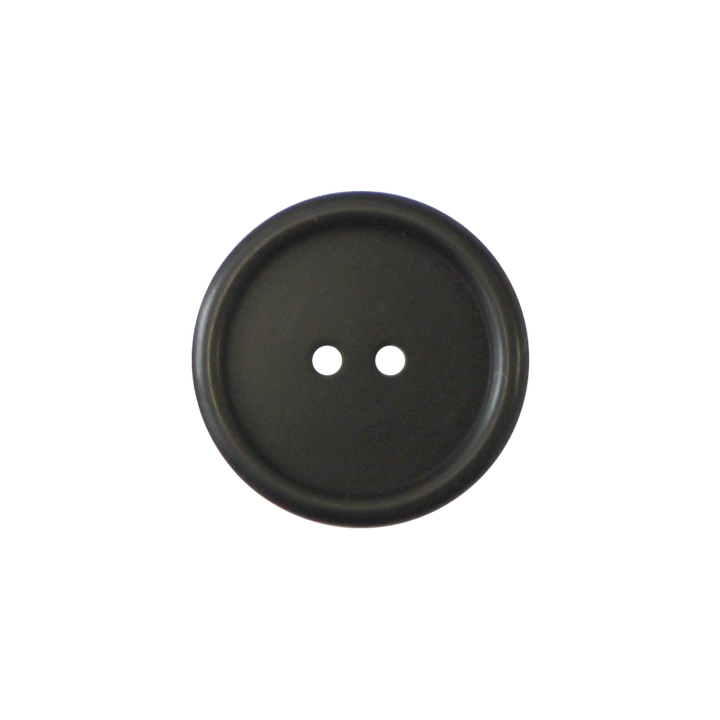 Polyester button 2-holes, 12mm, black