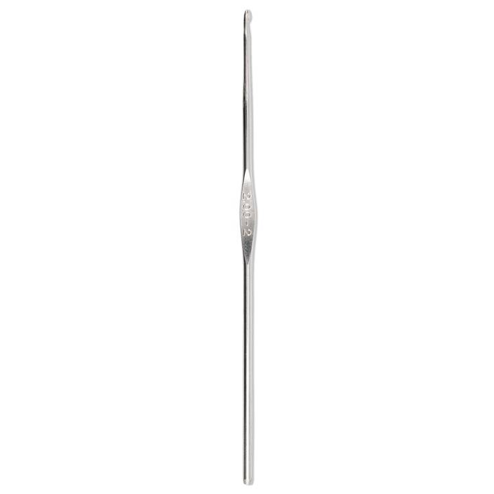 Crochet hook without handle, 2.00mm, silver-coloured