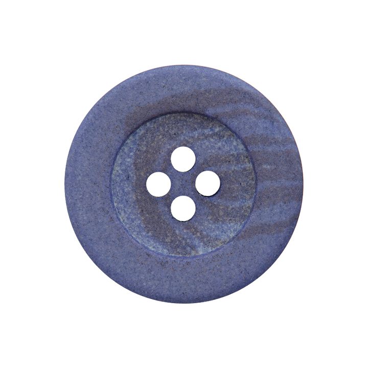 Hemp/polyester button, 4-holes, recycled, 23mm, lilac