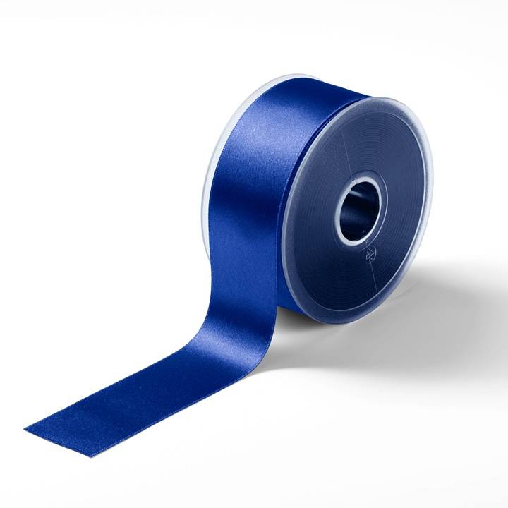 Satin ribbon, 38mm, royal blue