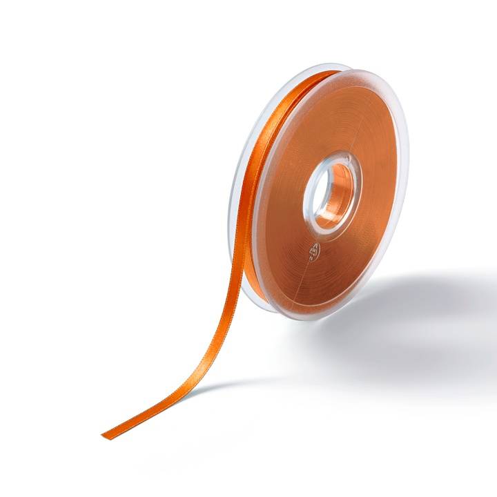 Satinband, 6mm, orange