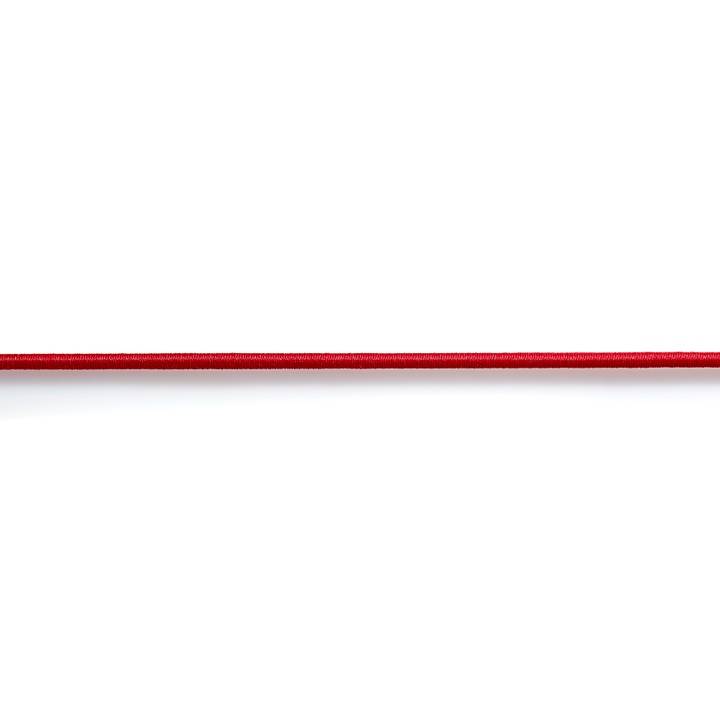 Elastic cord, 2.5mm, red, 3m