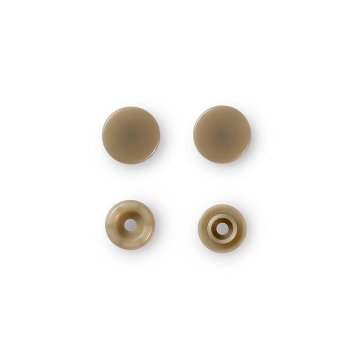 Boutons pression sans couture « Color Snaps », rond, 12,4mm, champagne
