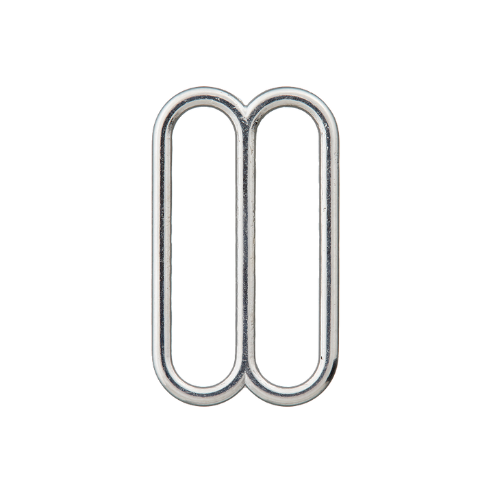 Регулятор для бикини/бюстгальтера, 12 мм, серебристый цвет