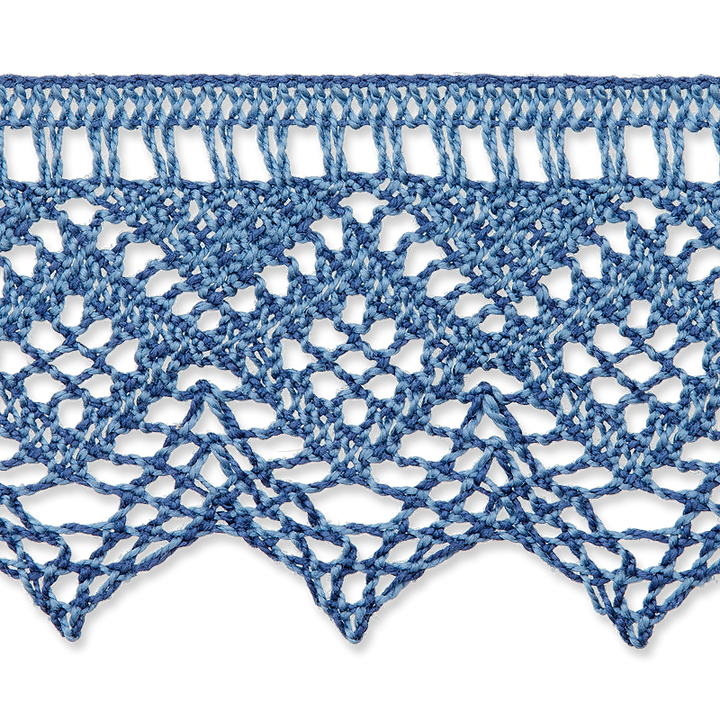 Cluny lace 43mm blue