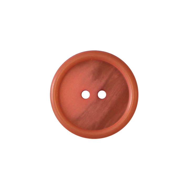Polyester button 2-holes, 23mm, old rose