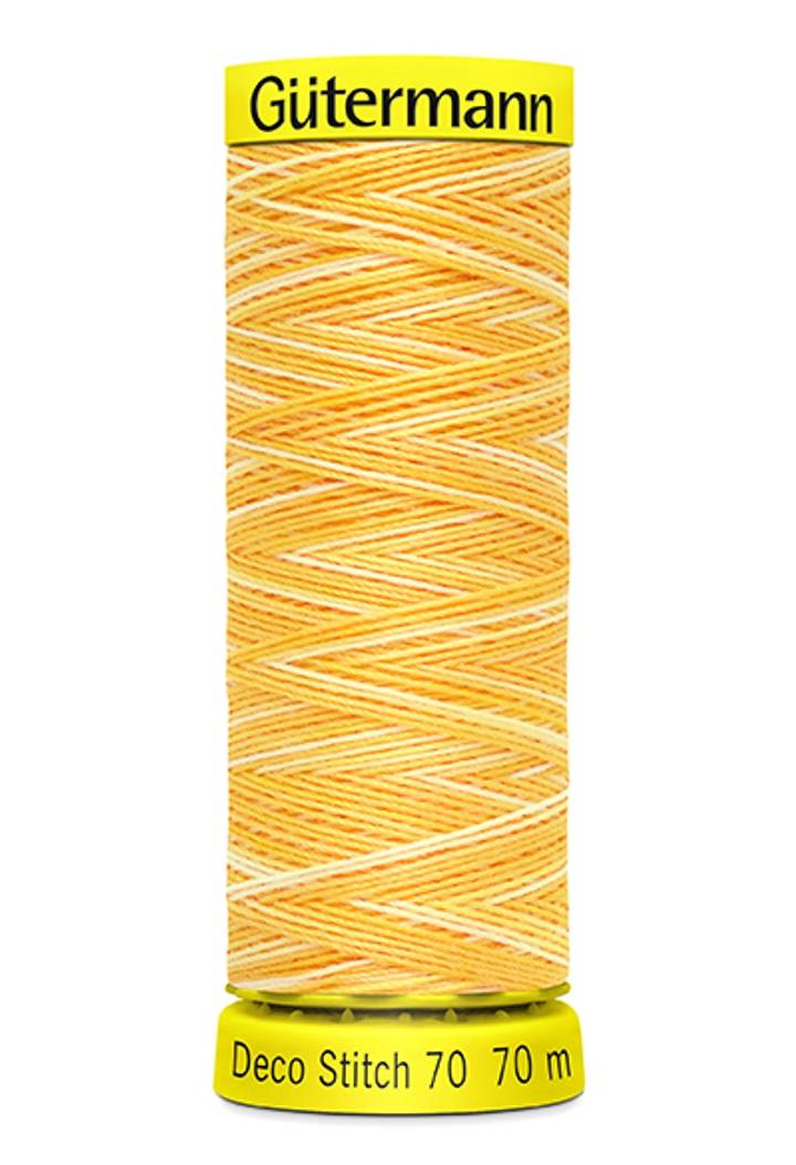 Sewing thread Deco Stitch 70,  70 m, Multicolour