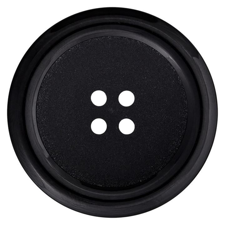Polyester Four-Hole Button 23mm black