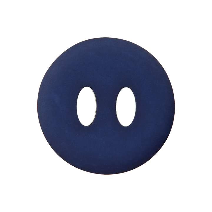 Polyester button 2-holes 25mm navy