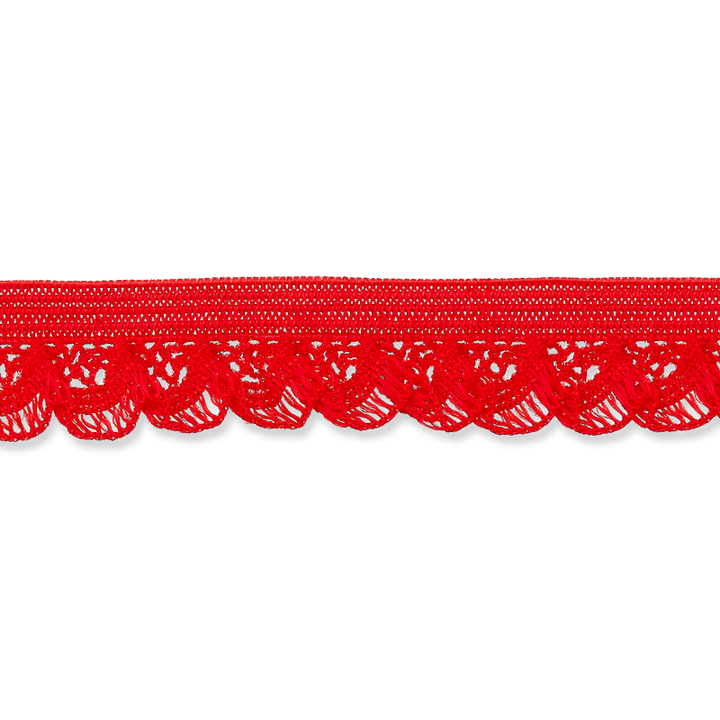 Elastic frill 15mm red
