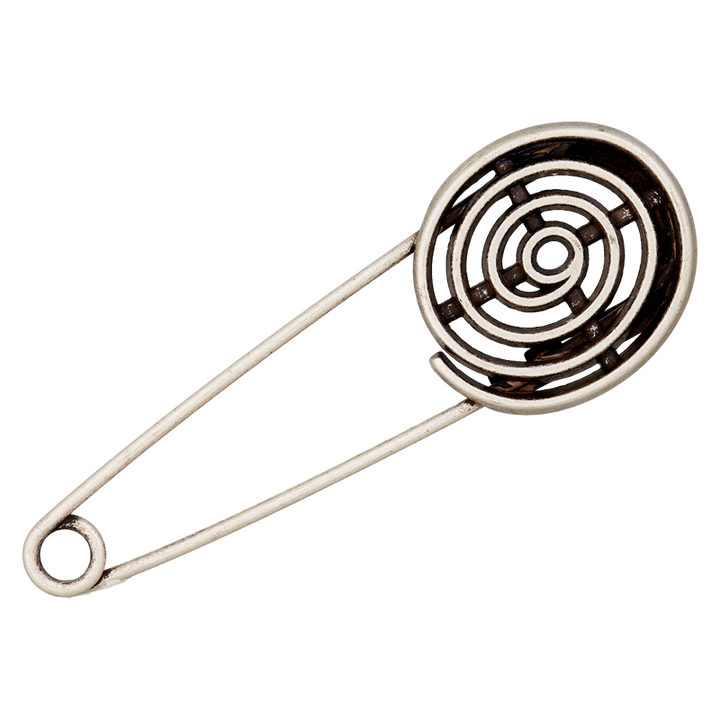 Kilt pin 75mm silver