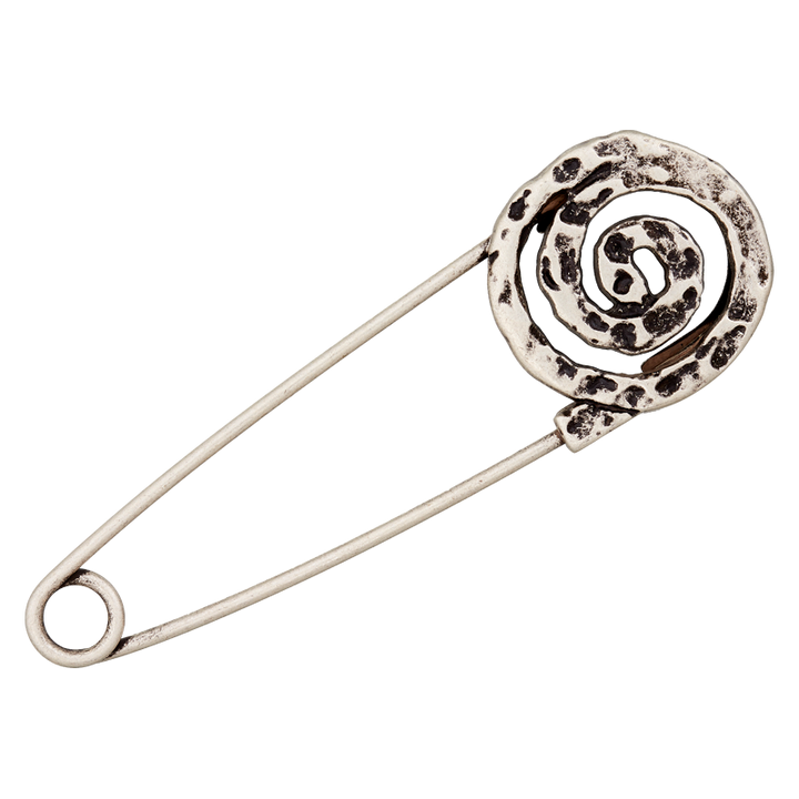 Булавка для килта, 75 мм, цвет состаренного серебра