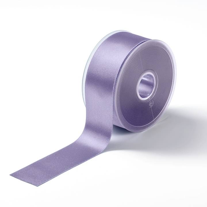 Satin ribbon, 38mm, purple